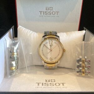 Women’s two tone Tissot watch